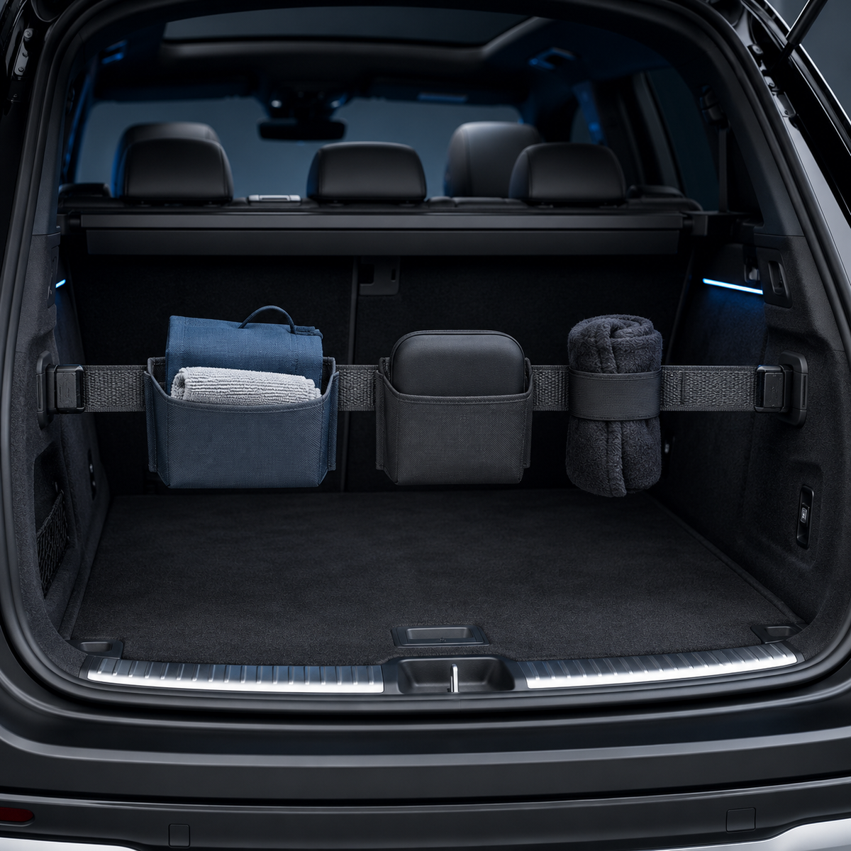 Vyreluna™ LineDock Adjustable Trunk Storage Rail