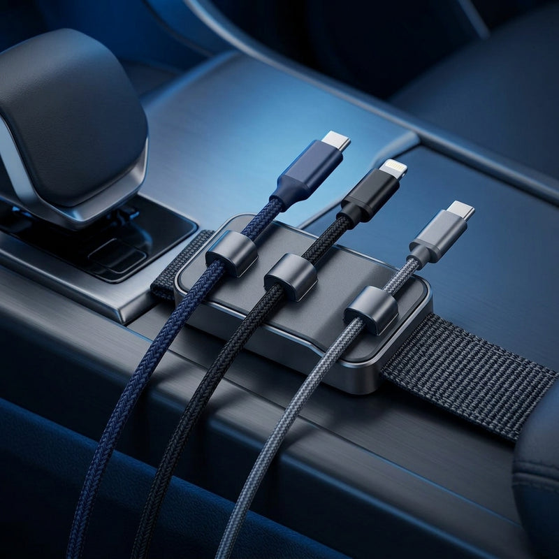 Vyreluna™ Magnetic Cable Organizer for Car Interior